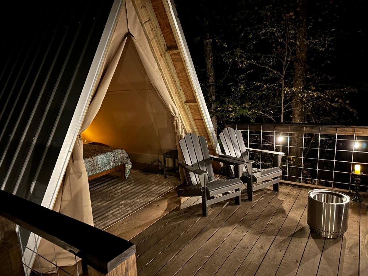 Bohamia - Cozy A-Frame Glamp On 268 Acre Forest Retreat Talladega Exteriér fotografie