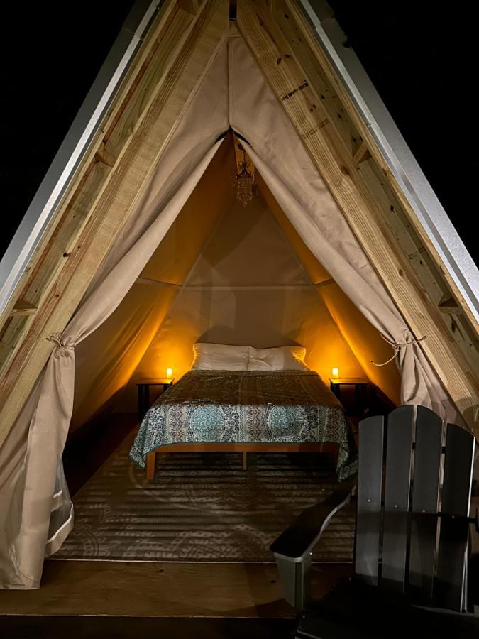 Bohamia - Cozy A-Frame Glamp On 268 Acre Forest Retreat Talladega Exteriér fotografie