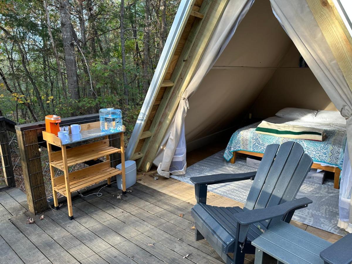 Bohamia - Cozy A-Frame Glamp On 268 Acre Forest Retreat Talladega Exteriér fotografie